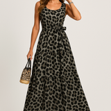 Vestido Lully  Longo sem Manga Fluído - Oncinha