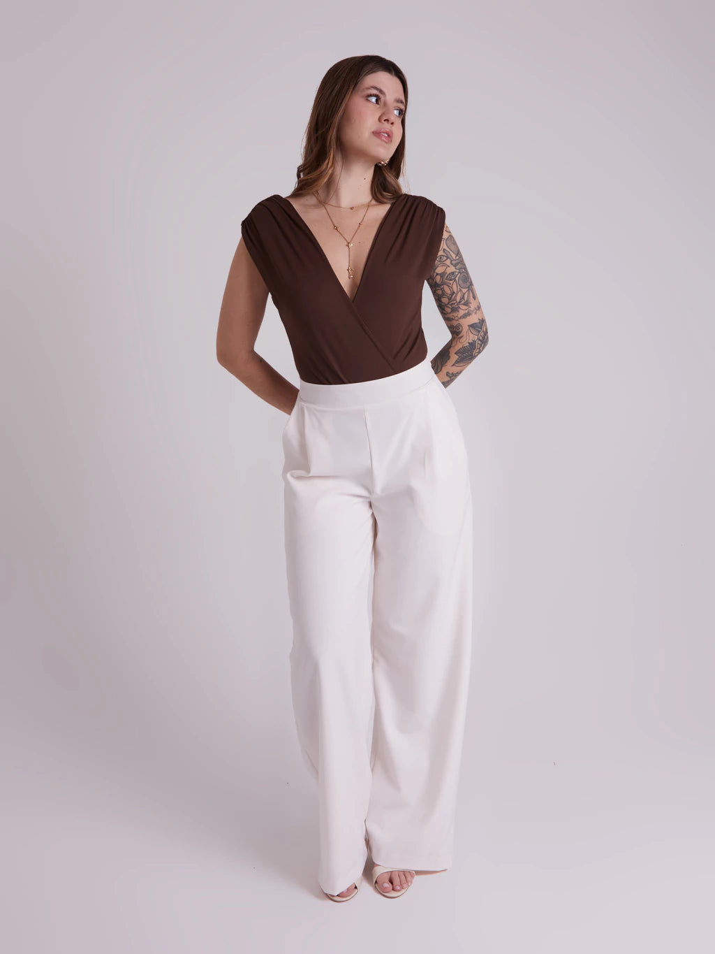 Body Transpassado Emma Marrom