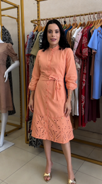 Vestido Chemise Bordado Premium