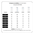 Calça Social Masculina Executivo Em Oxford Premium