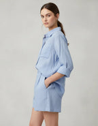 Conjunto Feminino Camisa E Short Modelo Juvenil Importado