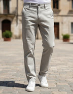 Calça De Sarja Masculina Bolso Faca/embutido C/ Lycra