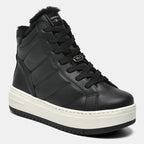 Bota Feminina Via Marte Cano Alto Forrada Conforto 306-003