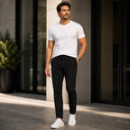 Calça Alfaiataria Masculina Slim Fit Social Sport Fino