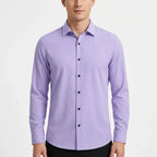 Camisa Manga Longa Slim Fit Social Não Amassa De Microleve