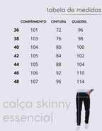 Calça Skinny Preta Masculina Jeans Com Elastano Lycra