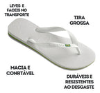 Chinelo Havaianas Brasil Logo Bandeira Original