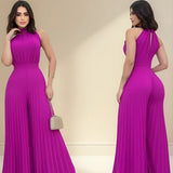Macacão Plissado Pantalona Para Casamentos E Eventos