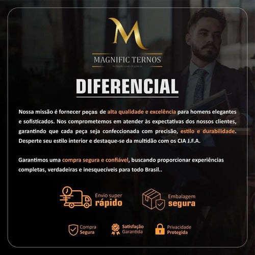 Camisa Social Masculina Slim Premium Manga Longa / Curta