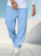 Calça Bag Masculina Jeans Balão Casual Moderna Estilo Larga