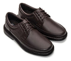 Sapato Masculino Ortopédico De Couro Legítimo Comfort Shoes