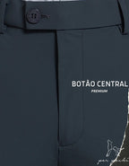 Kit 2 Calça Masculina Alfaiataria Poliamida Social Premium