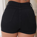 Short Saia Jeans Feminino Cintura Alta Com Lycra Stillger