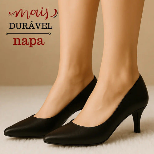 Scarpin Sapato Feminino Salto Baixo Fino Social Confortável