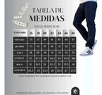 Calça Masculina Lions Jeans Slim Preta Com Elastano Casual