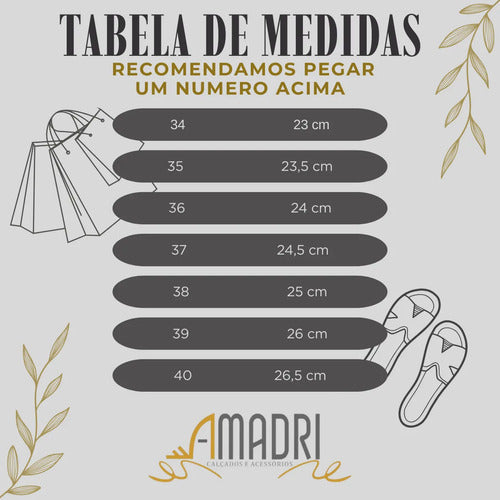 Sandalia Feminina Rasteirinha Calce Fácil Prática Moderna