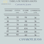 Short Jeans Mom Feminino Boyfriend Bordado Cintura Alta 100%