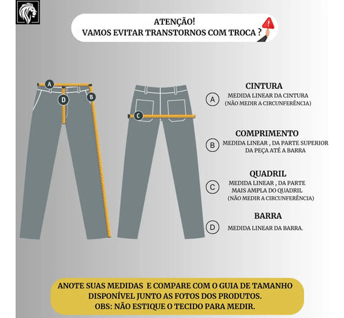 Calça Masculina Lions Jeans Slim Preta Com Elastano Casual