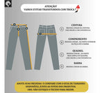 Calça Masculina Lions Jeans Slim Preta Com Elastano Casual