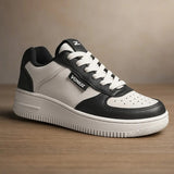 Tênis Air Vonizz Casual Couro Branco Caramelo Unissex