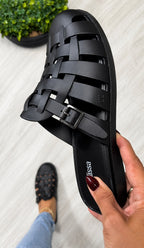 Sandália Feminina Flat Trançada Urban Comfort