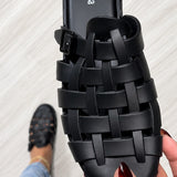 Sandália Feminina Flat Trançada Urban Comfort