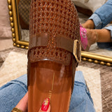 Mule Feminino Breeze Tramado
