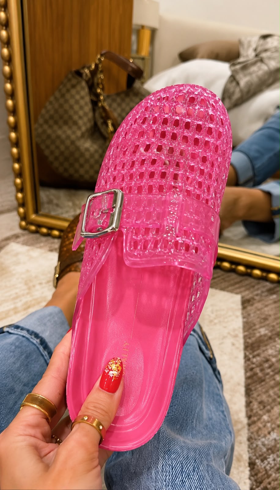 Mule Feminino Breeze Tramado