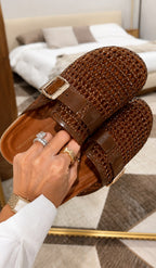 Mule Feminino Breeze Tramado