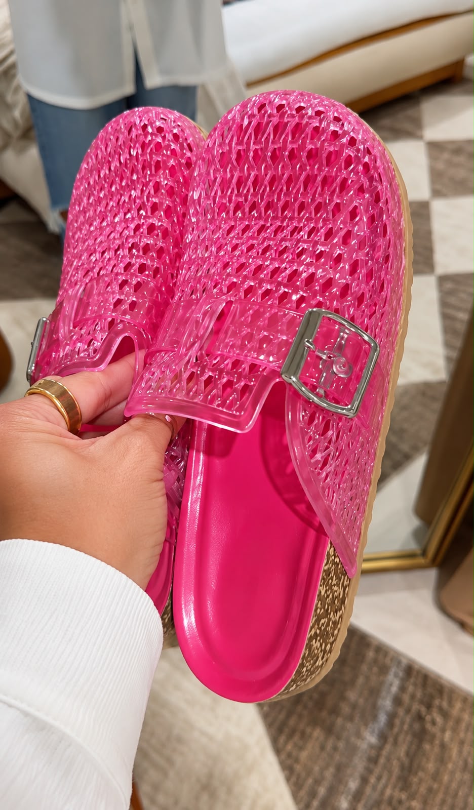 Mule Feminino Breeze Tramado