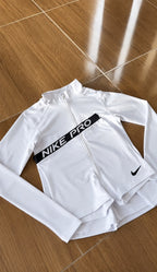 Kit Fitness Feminino Performance White 3 Peças