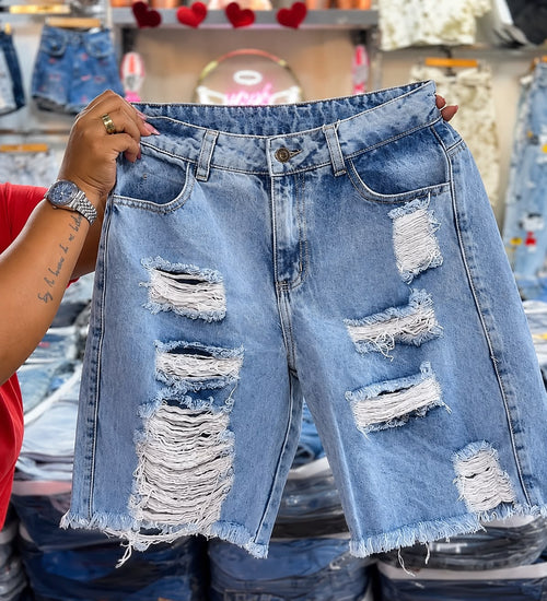 Bermuda Jeans Charlie Brown &amp; Snoopy Premium