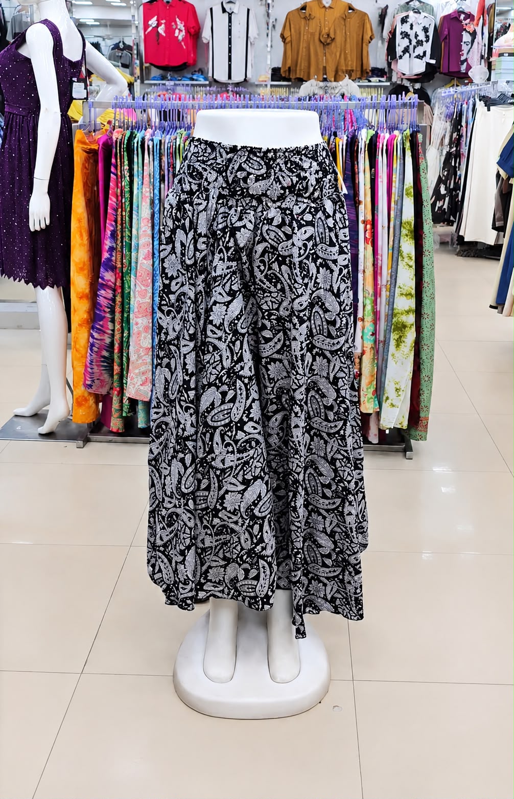 Calça Pantalona Estampada