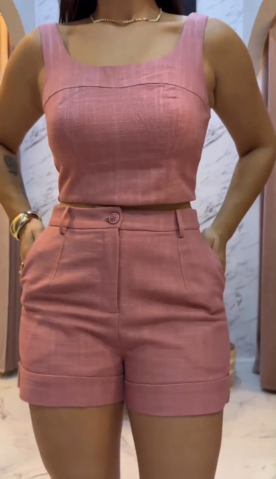 Conjunto Feminino em Linho Premium