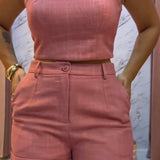 Conjunto Feminino em Linho Premium