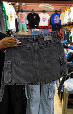 Saia Cargo Jeans Estonada Urban Black