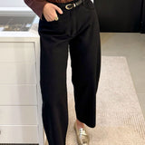 CALÇA BARREL JEANS PRETA
