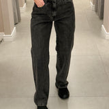 CALÇA WIDE LEG JEANS ESTONADA