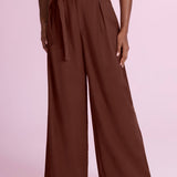 Calça alfaiataria com cinto