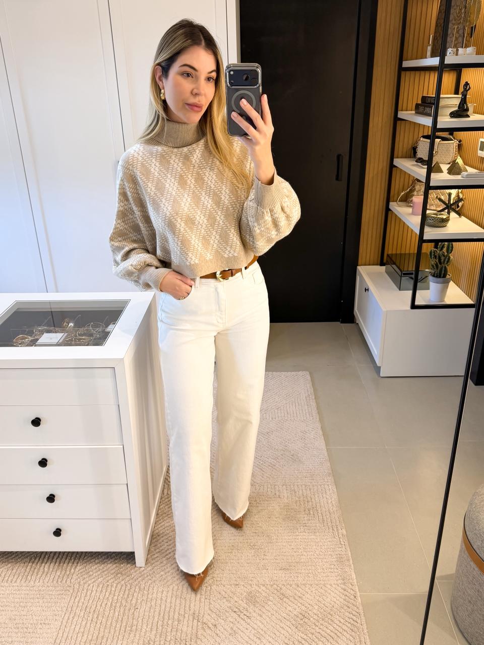 CROPPED TRICÔ MODAL AMPLO GOLA BIA
