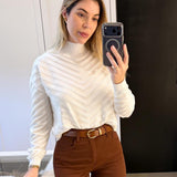 CROPPED TRICÔ MODAL TRABALHADO GABI