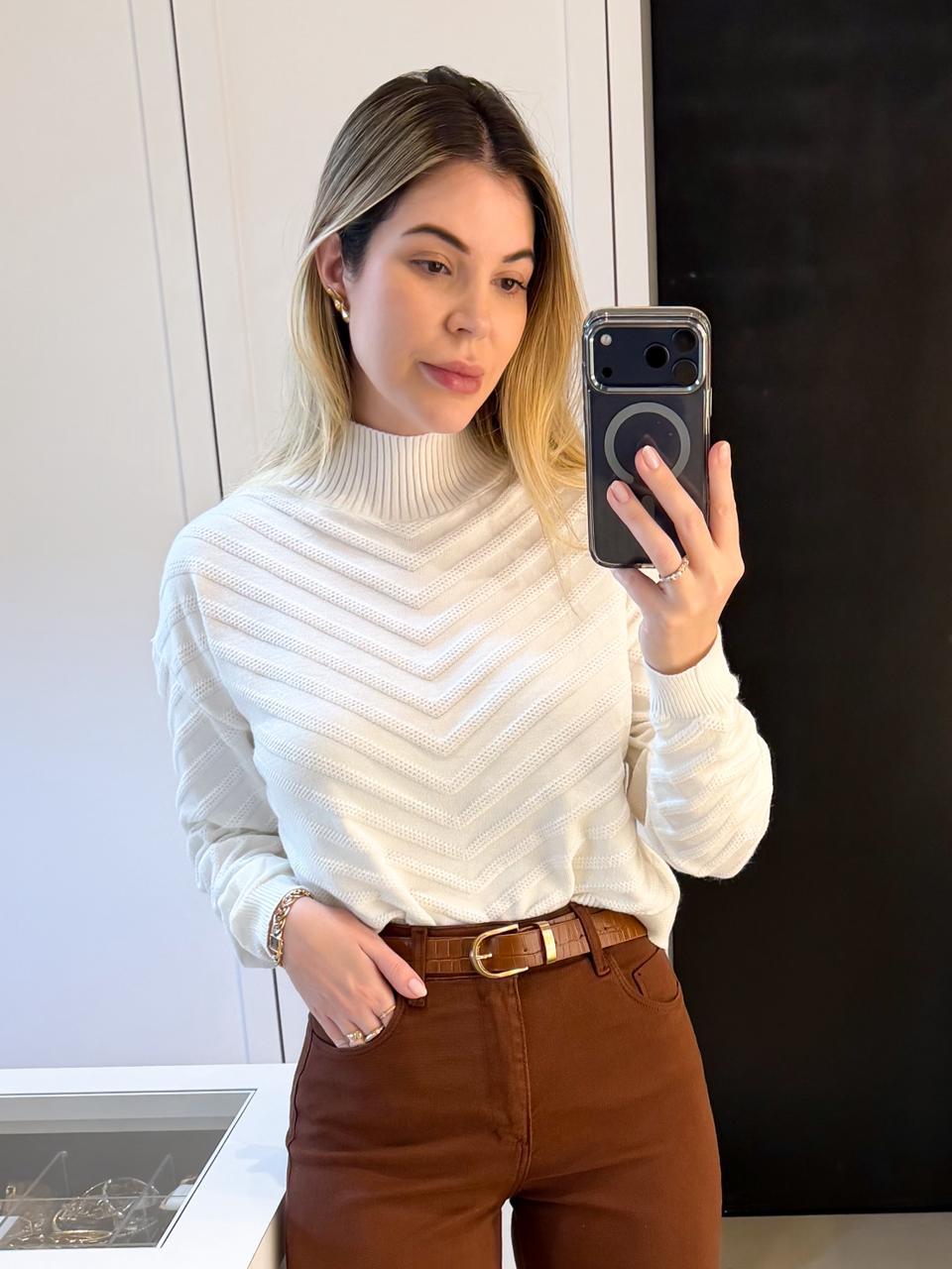 CROPPED TRICÔ MODAL TRABALHADO GABI
