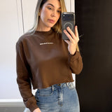 MOLETOM CROPPED BÁSICO FLANELADO LAIS