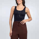 body decote quadrado brenda preto