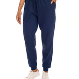 Calça Feminina de Moletom Azul Marinho Roupas básicas masculinas e femininas é na Mirante.