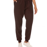 Calça Feminina de Moletom MarromRoupas básicas masculinas e femininas é na Mirante.