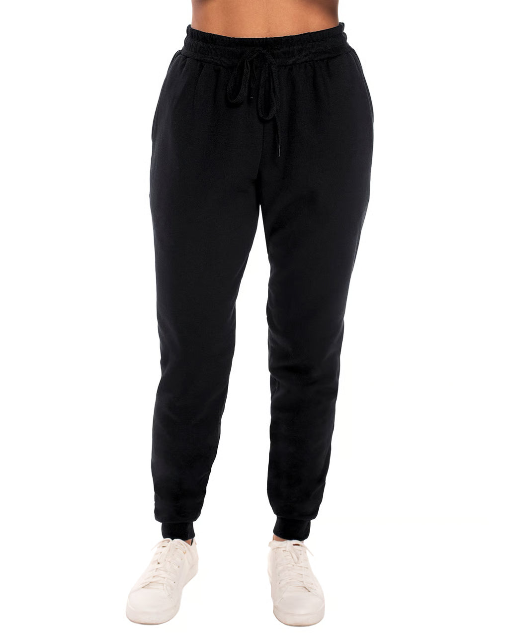 Calça Feminina de Moletom PretaRoupas básicas masculinas e femininas é na Mirante.
